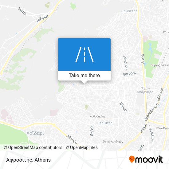 Αφροδιτης map