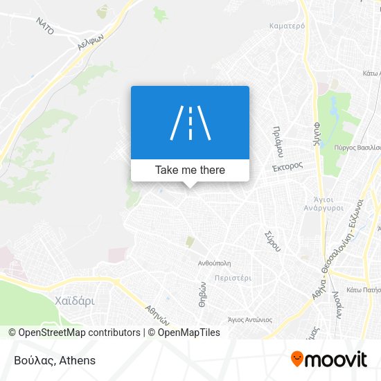 Βούλας map
