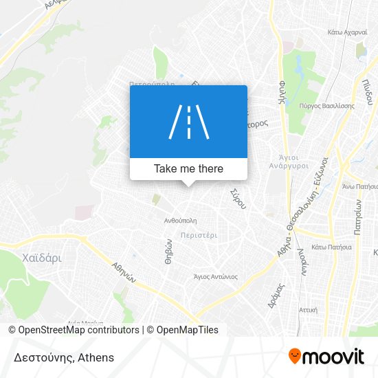 Δεστούνης map