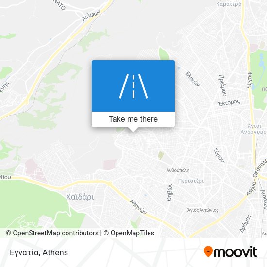Εγνατία map