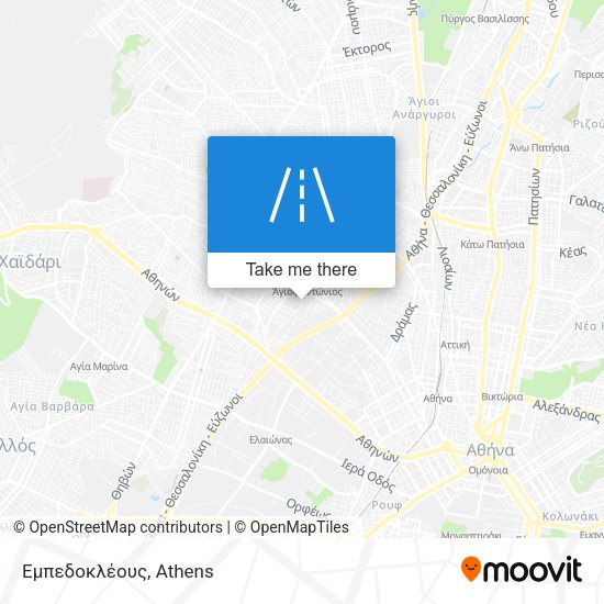 Εμπεδοκλέους map