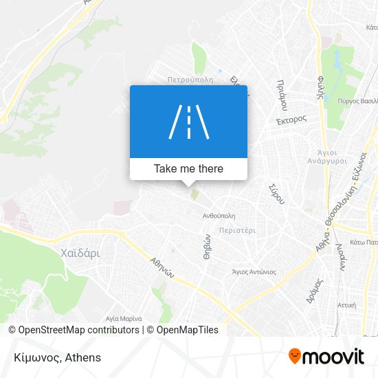 Κίμωνος map