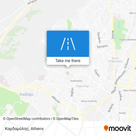 Καρδαμύλης map
