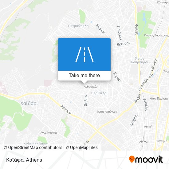 Καϊάφα map