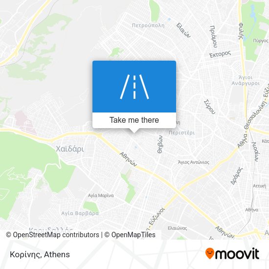 Κορίνης map