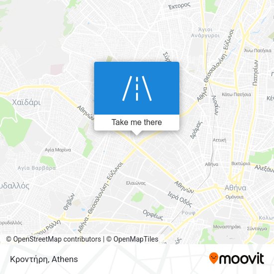 Κροντήρη map