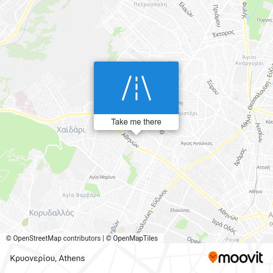 Κρυονερίου map