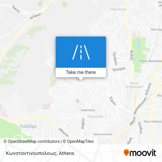 Κωνσταντινουπολεως map