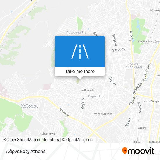 Λάρνακος map