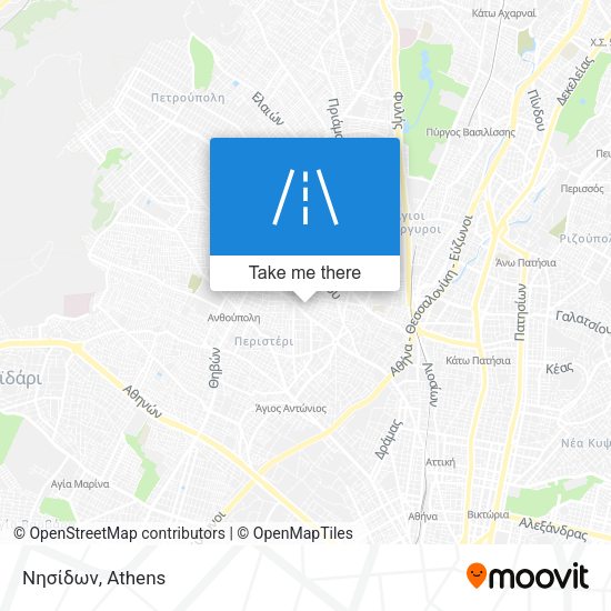 Νησίδων map