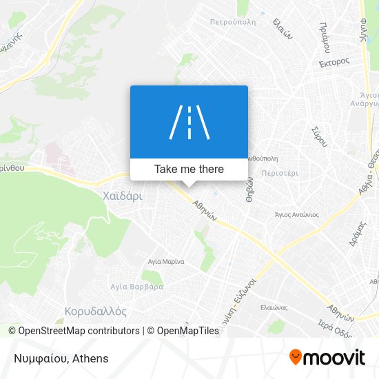 Νυμφαίου map