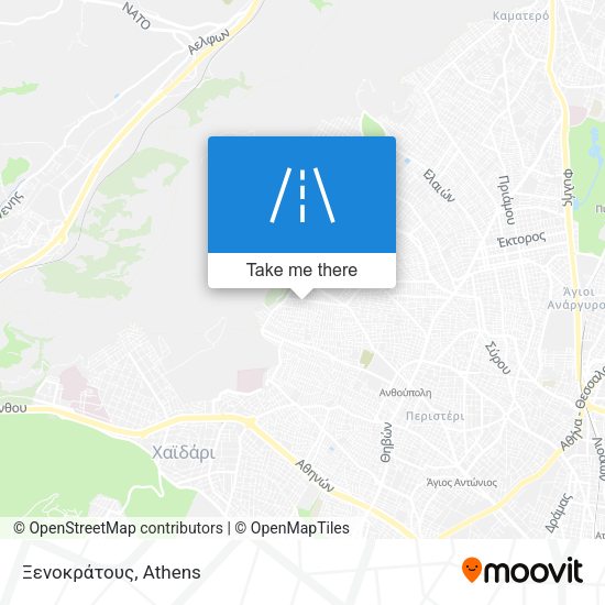 Ξενοκράτους map