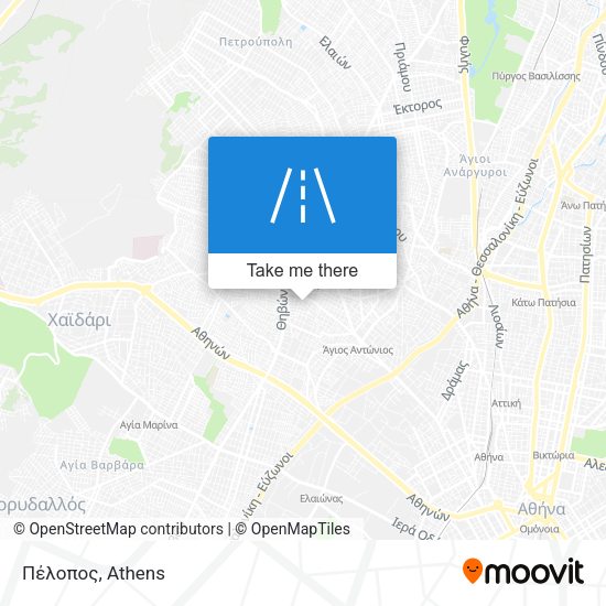 Πέλοπος map