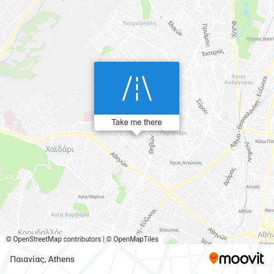 Παιανίας map