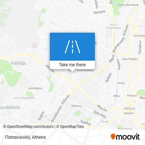 Παπανικολή map
