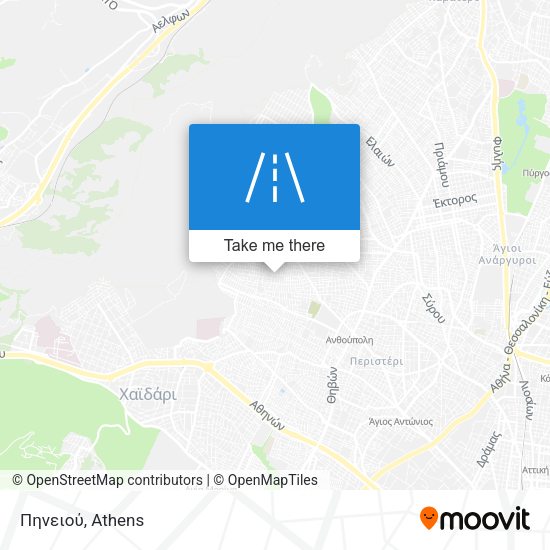Πηνειού map