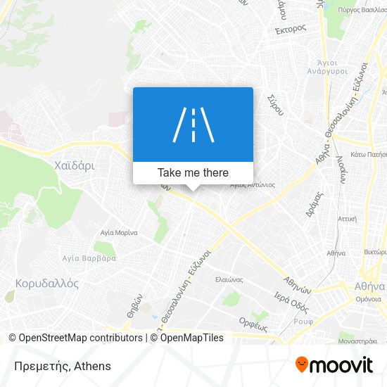 Πρεμετής map