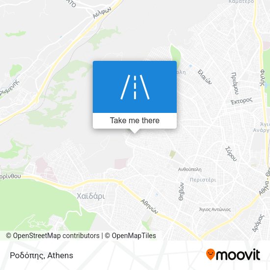 Ροδόπης map