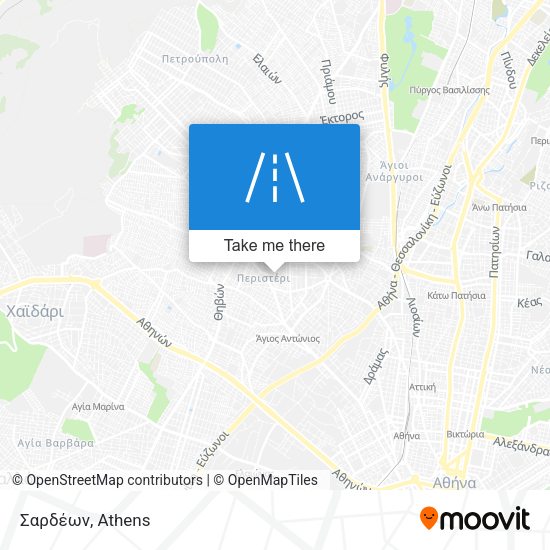 Σαρδέων map