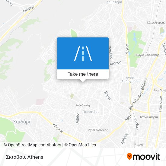 Σκιάθου map
