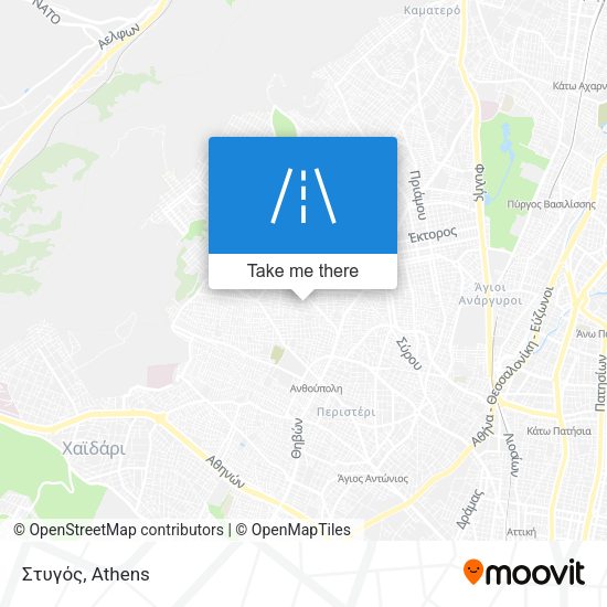 Στυγός map