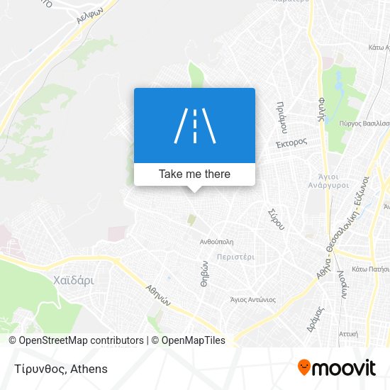 Τίρυνθος map