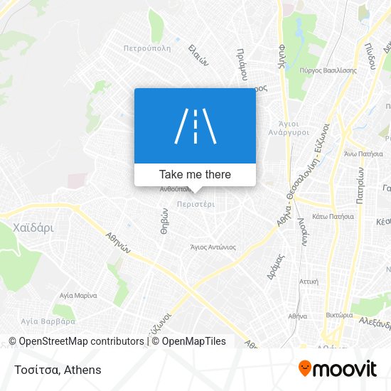 Τοσίτσα map