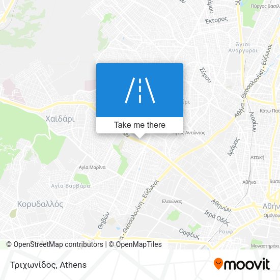 Τριχωνίδος map