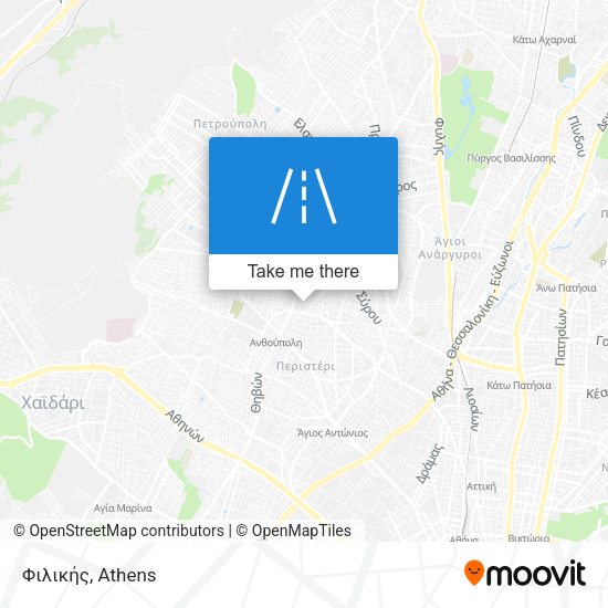 Φιλικής map