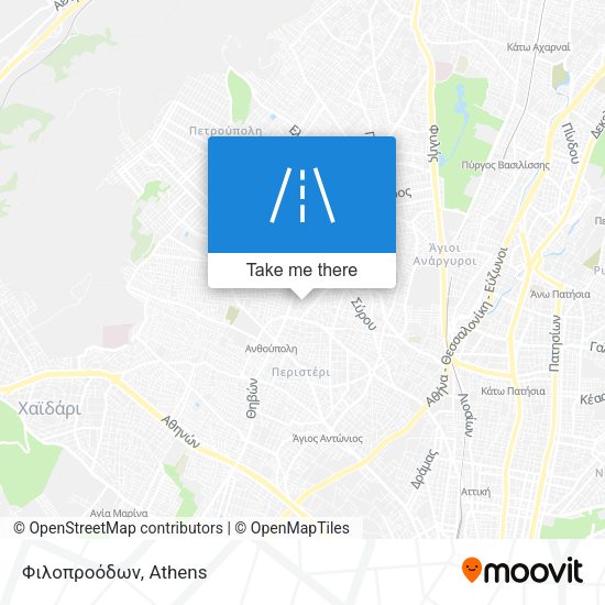 Φιλοπροόδων map