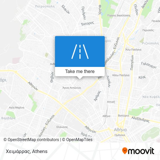 Χειμάρρας map