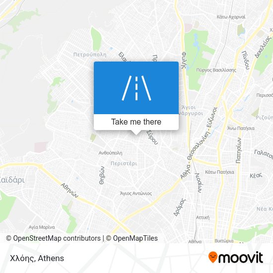 Χλόης map