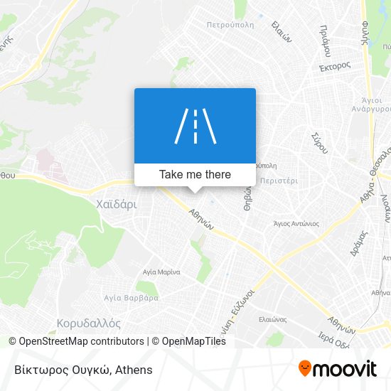 Βίκτωρος Ουγκώ map