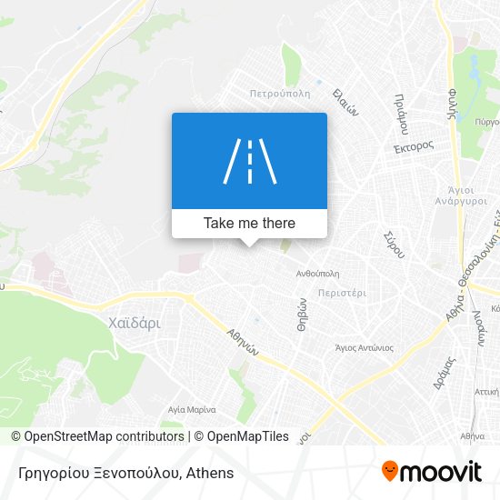 Γρηγορίου Ξενοπούλου map