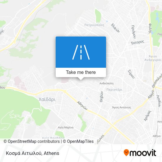 Κοσμά Αιτωλού map
