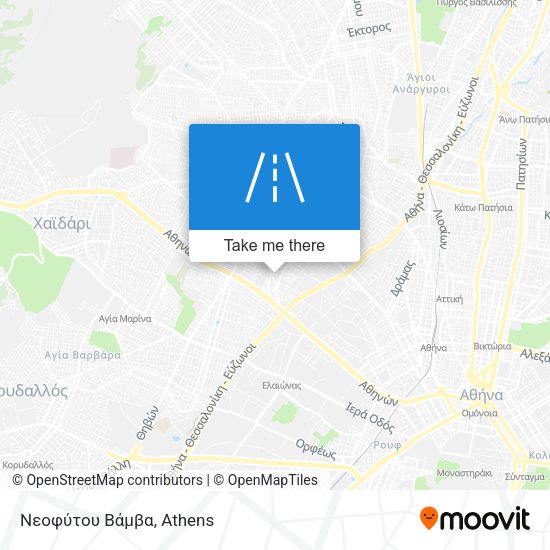 Νεοφύτου Βάμβα map