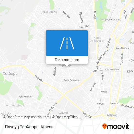 Παναγή Τσαλδάρη map
