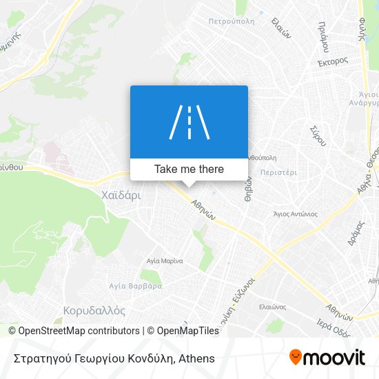 Στρατηγού Γεωργίου Κονδύλη map