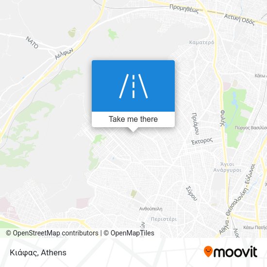 Κιάφας map