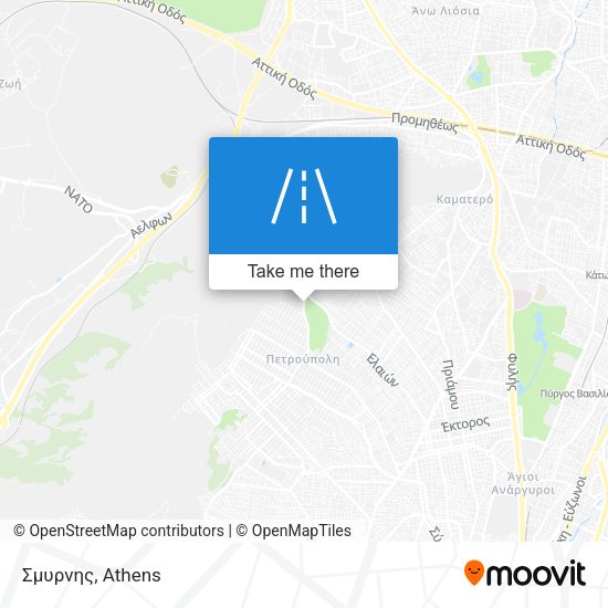 Σμυρνης map