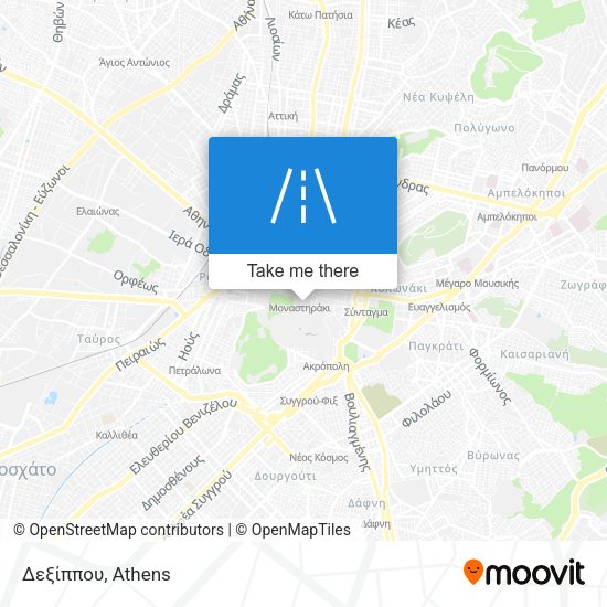 Δεξίππου map