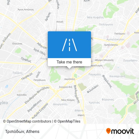 Τριπόδων map