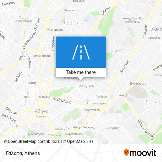 Γαλατά map