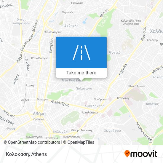 Κολοκάση map