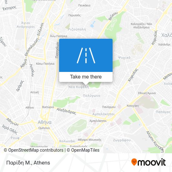 Παρίδη Μ. map