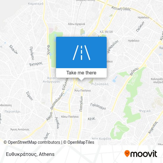 Ευθυκράτους map