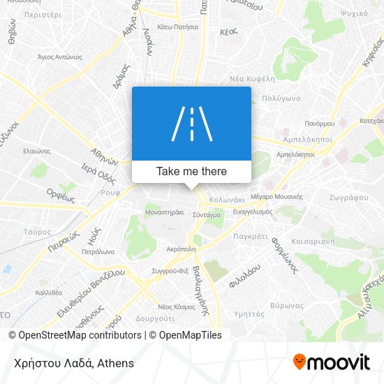 Χρήστου Λαδά map