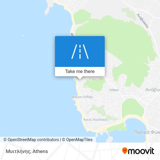 Μυιτλήνης map