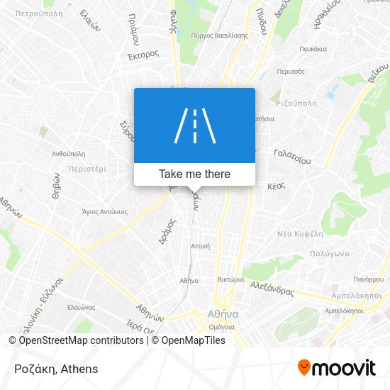 Ροζάκη map