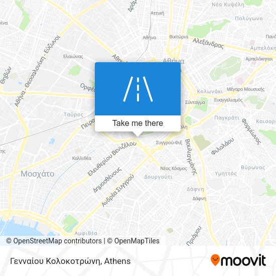 Γενναίου Κολοκοτρώνη map